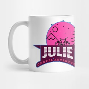 Julie Gravel adventure for a gravel grinder Mug